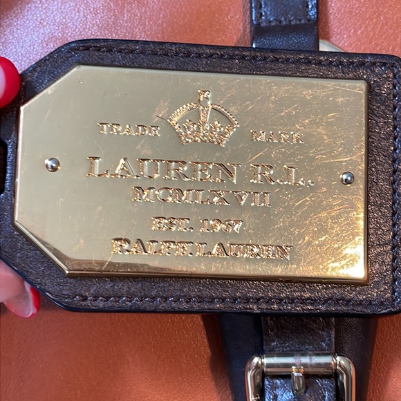 Vintage Lauren Ralph Lauren Leather 1967 Crossbody Bag - Picture 3 of 15